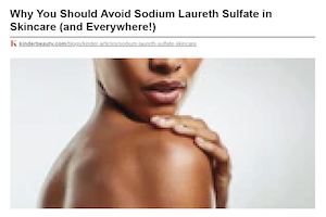 screenshot of article that features a main image of the lower face and shoulder of a black woman