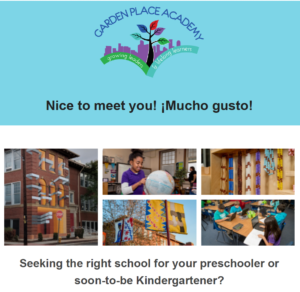 garden place elementary school recruitment email 2021